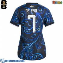 Fotballdrakt Dame Argentina Rodrigo De Paul #7 Bortedrakt VM 2026 Kortermet